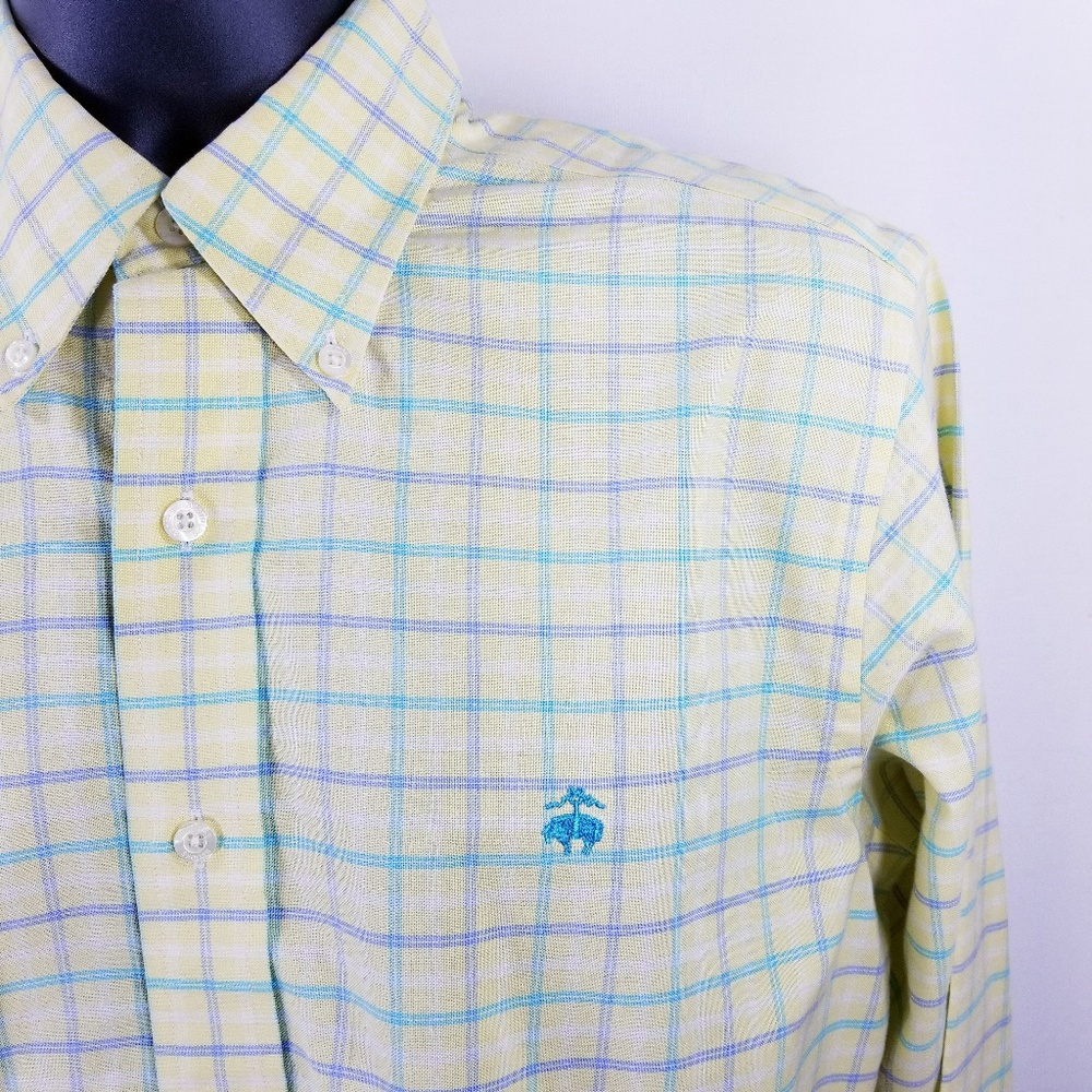Brooks Brothers 1818 slim fit non iron button down - Picture 3 of 8